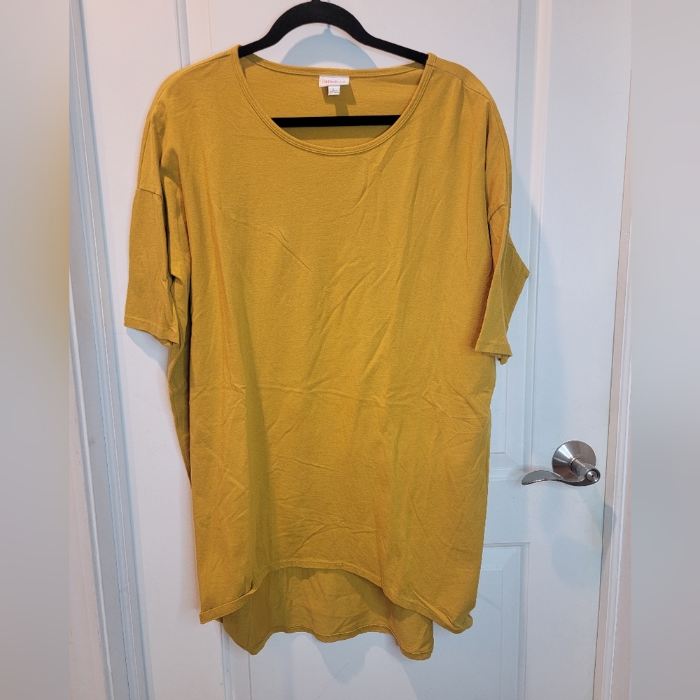 Lularoe Mustard Oversized Tunic Size L